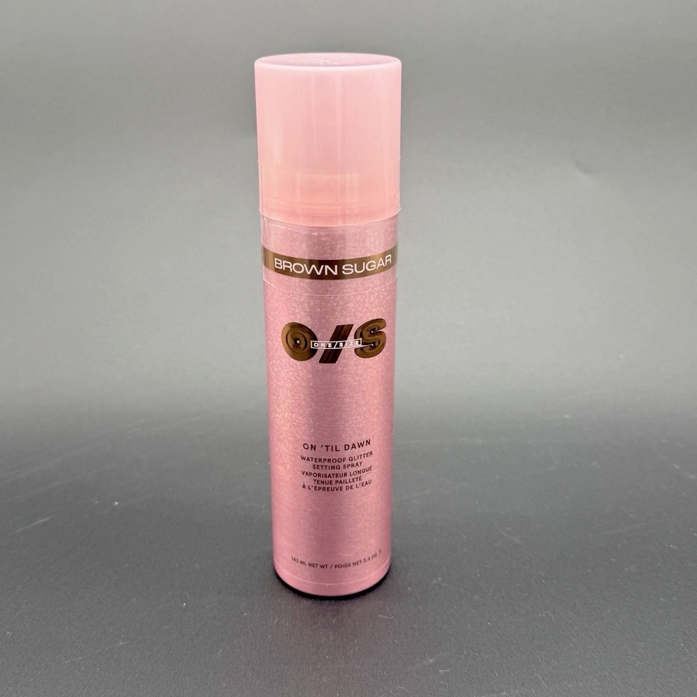 ONE/SIZE On 'Til Dawn Glitter Setting Spray Brown Sugar 3.4 oz New Sealed